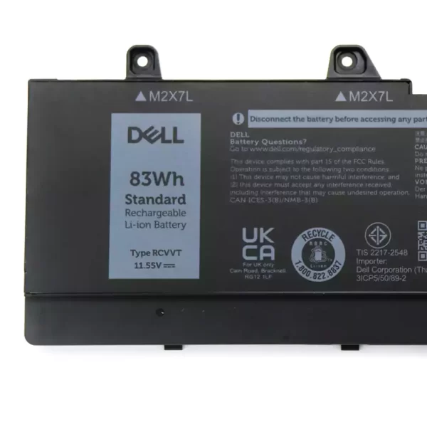 Genuine laptop battery for DELL RCVVT - Image 3