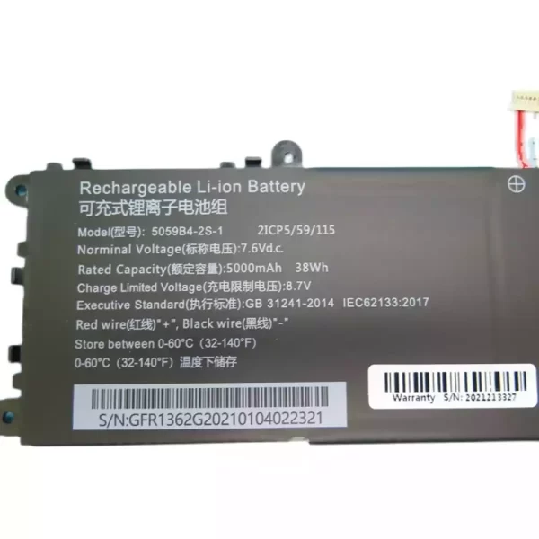 Genuine laptop battery for 5059B4-2S-1 - Image 3