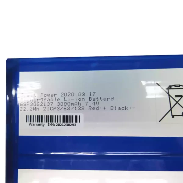 Genuine laptop battery for CHUWI GSP3062137 - Image 2