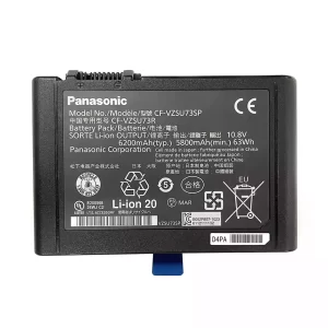 Genuine laptop battery for PANASONIC CF-VZSU73R CF-VZSU73SP CF-VZSU73U Toughbook CF-D1