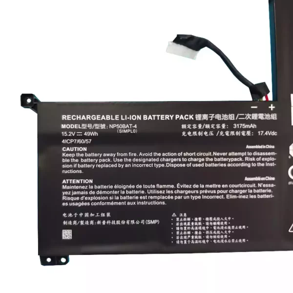 Genuine laptop battery for NP50BAT-4 - Image 3