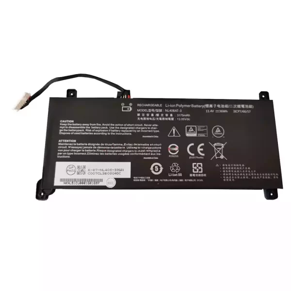 Genuine laptop battery for MACHCREATOR-AAS3AU NL51 NL50 NL52
