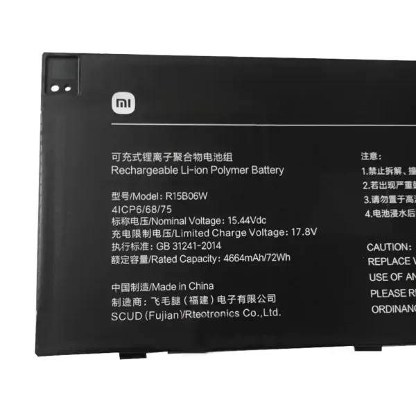 Genuine laptop battery for XIAOMI Mi R15B06W - Image 2