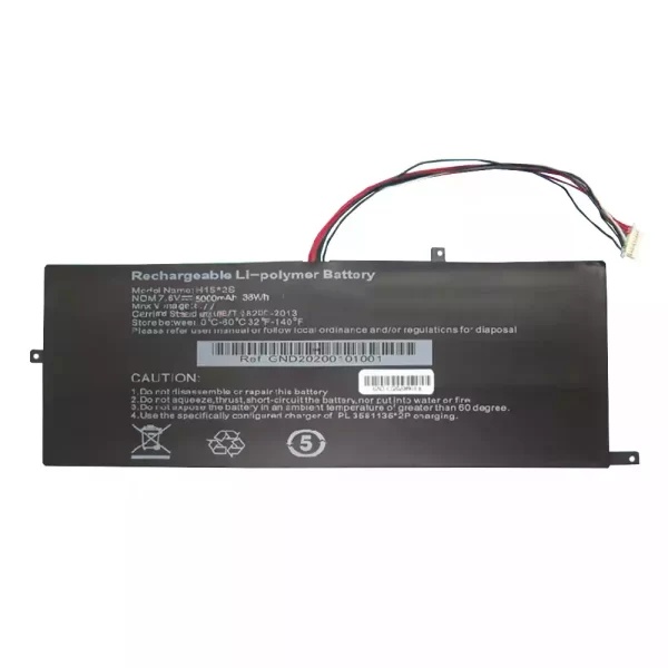 Genuine laptop battery for H15*2S,ZWH15 436981G*2P X8,X8-Max