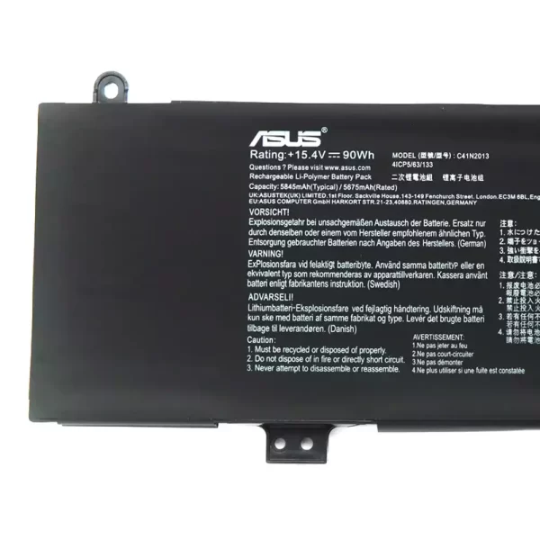 Genuine laptop battery for ASUS ROG Strix G17 G713QM G733QS G733HS G713R GA503QM GA502IU G513IM G513QY G513R GA503QS GU603HE GU603HR H5600QM - Image 3