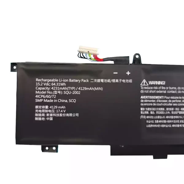 Genuine laptop battery for SQU-2002 916QA139H THUNDEROBOT zero 2021 - Image 2