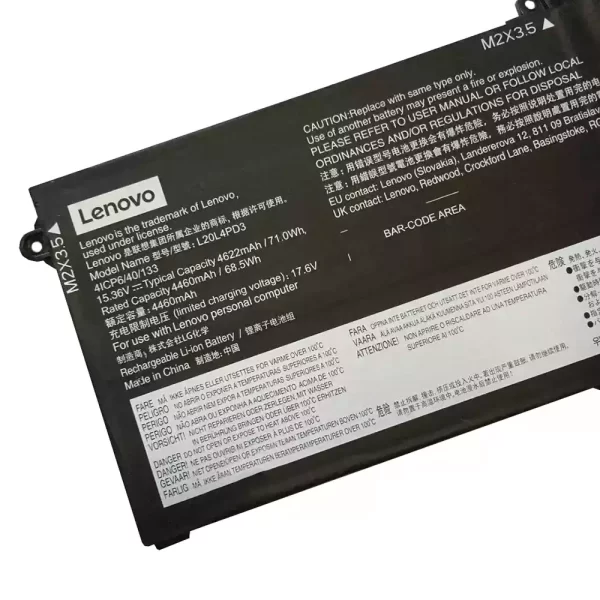 Genuine laptop battery for LENOVO L20L4PD3 L20M4PD3 - Image 2