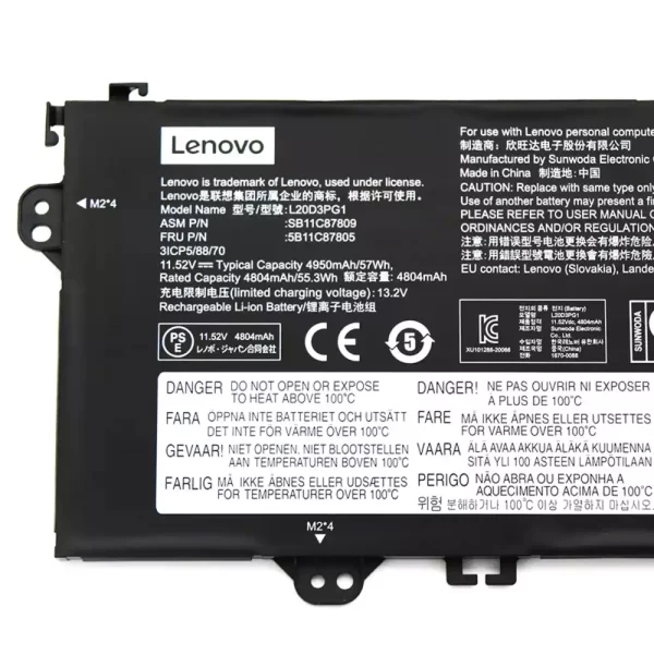 Genuine laptop battery for LENOVO Vilboz14,SB11B36303 SB11B36307 5B11C87807 - Image 3