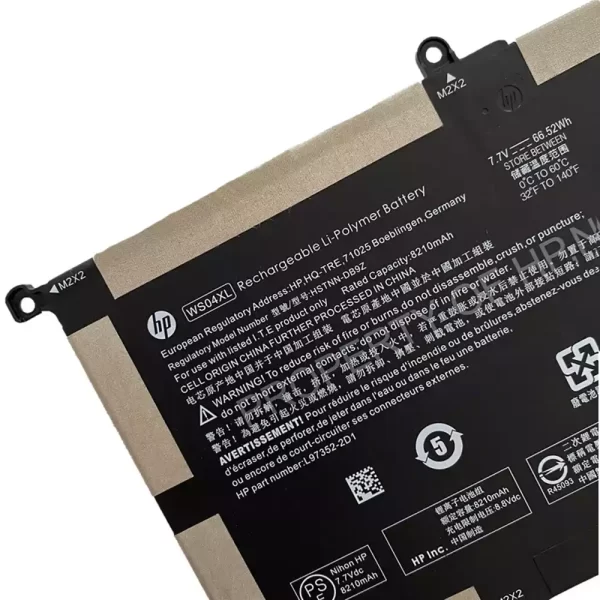 Genuine laptop battery for HP WS04XL - Image 3