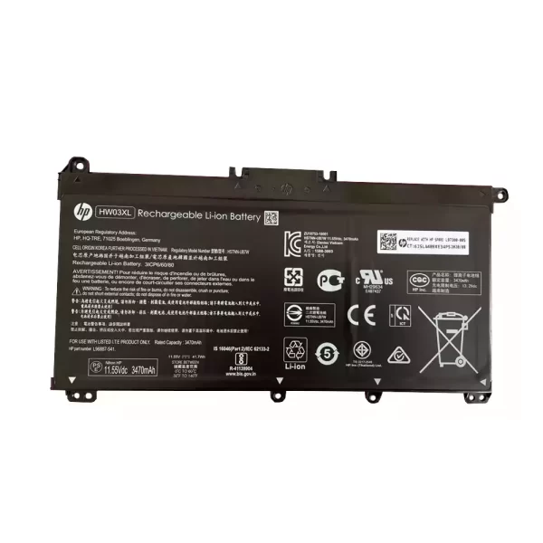 Genuine laptop battery for HP HW03XL