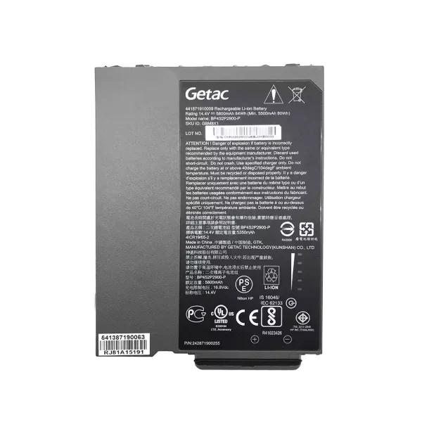 Genuine laptop battery for GETAC BP4S2P2900-P 441871910010 RX10