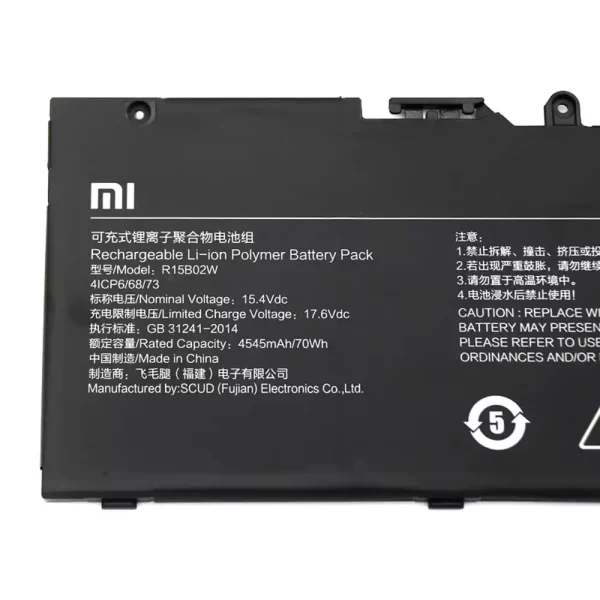 Genuine laptop battery for XIAOMI R15B02W - Image 3
