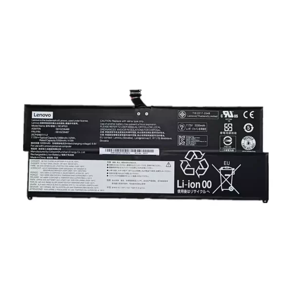 Genuine laptop battery for LENOVO ThinkPad X12 Detachable Gen 1, 5B10Z26480 SB10Z26484