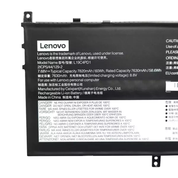 Genuine laptop battery for LENOVO L19C4PD1 L19M4PD1 L19L4PD1,Yoga C640-13IML - Image 3
