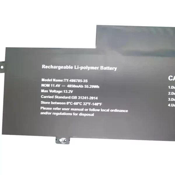 Genuine laptop battery for TY-486785-3S,CHUWI AeroBook Plus - Image 2