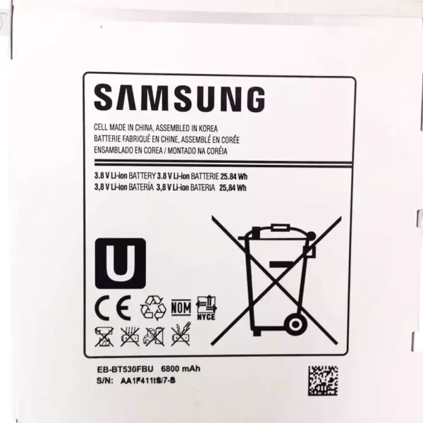 Genuine Tablet battery for SAMSUNG SM-T530,SM-T531,SM-T535 - Image 3