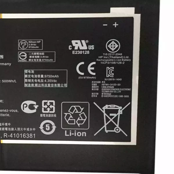 Genuine Tablet battery for HP HSTNH-C412D,HSTNH-C412D-SD - Image 3