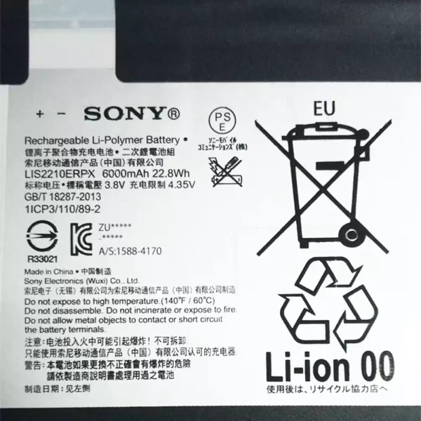 Genuine Tablet battery for SONY Xperia Z4 - Image 3