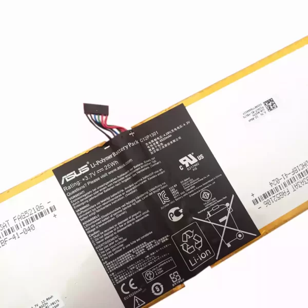 Genuine Tablet battery for ASUS C12P1301 - Image 3