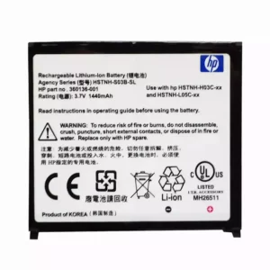 Genuine Tablet battery for HP 364401-001,360136-001