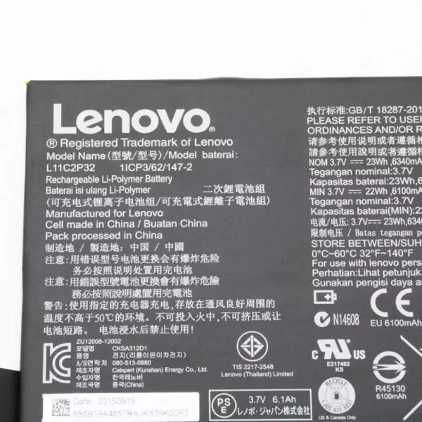 Genuine Tablet battery for LENOVO L11C2P32 - Image 3