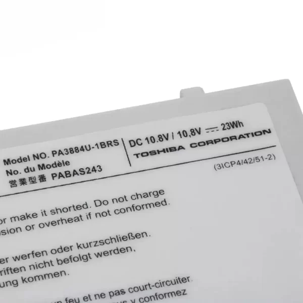 Genuine Tablet battery for TOSHIBA AT100 AT105 WT310 - Image 3