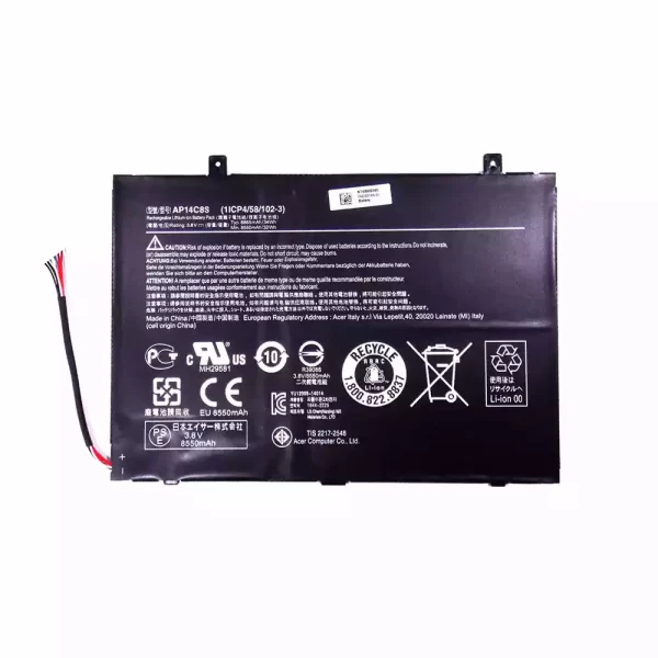 Genuine Tablet battery for Acer AP14C8S