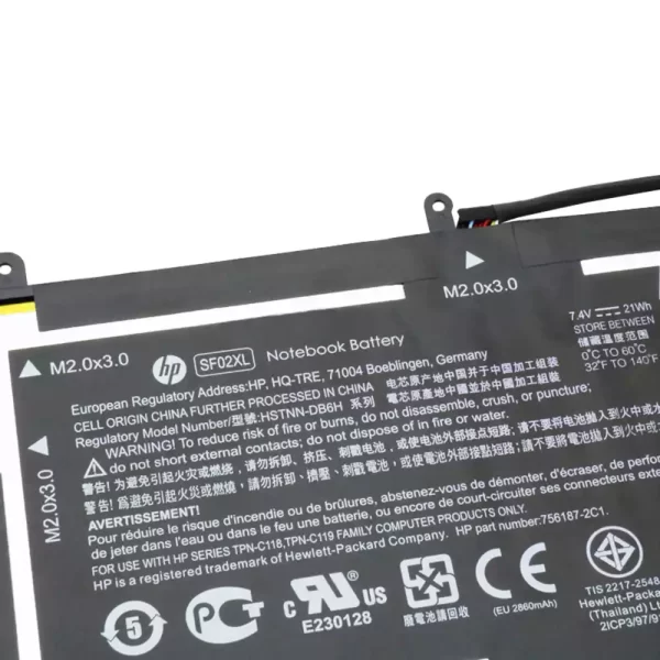 Genuine Tablet battery for HP 756417-001,756187-2B1 - Image 3