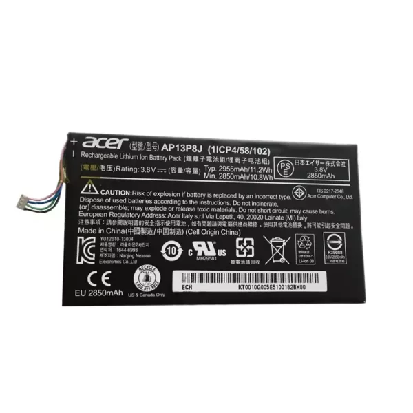 Genuine Tablet battery for ACER AP13P8J