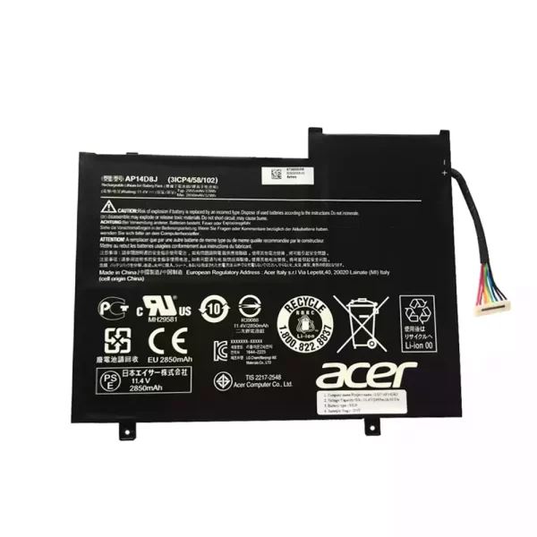 Genuine Tablet battery for ACER AP14D8J