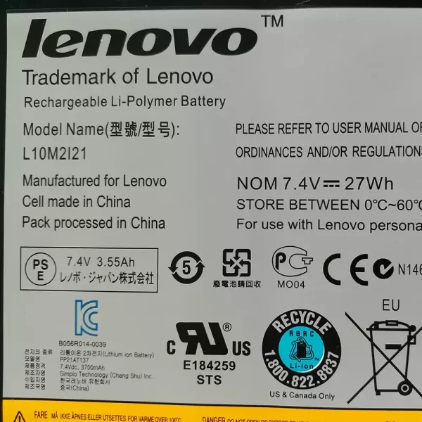 Genuine Tablet battery for LENOVO Lepad Y1011 S1 K1 - Image 3