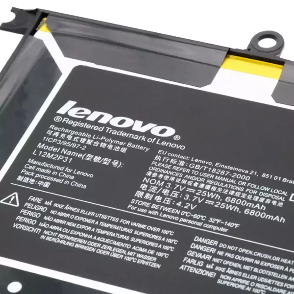 Genuine Tablet battery for LENOVO L12M2P31 - Image 3