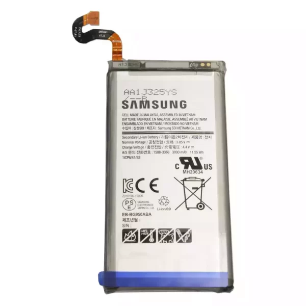 Genuine cell phone battery EB-BG950ABE,EB-BG950ABA for Samsung Galaxy S8,G950,G9500,G9508