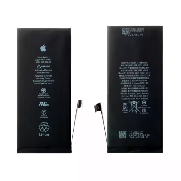 Genuine cell phone battery 616-00249 for iphone 7 plus