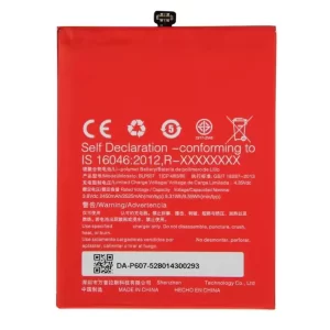 Genuine cell phone battery BLP607 for OnePlus X