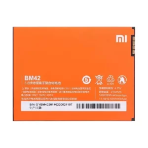 Genuine cell phone battery BM42 for Xiaomi Redmi Hongmi Note