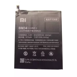 Genuine cell phone battery BM34 for Xiaomi Mi Note Pro