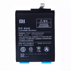 Genuine cell phone battery BN40 for Xiaomi Redmi 4 Pro
