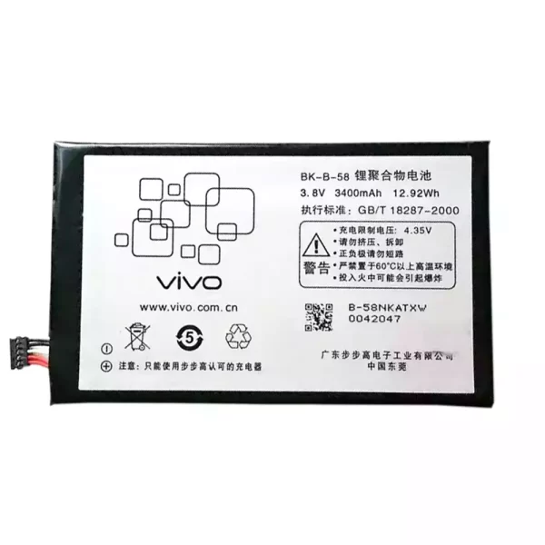Genuine cell phone battery BK-B-58 for VIVO Xplay X5,X510,X510W,X510T