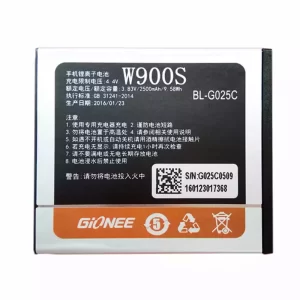 Genuine cell phone battery BL-G025C for GIONEE W900S