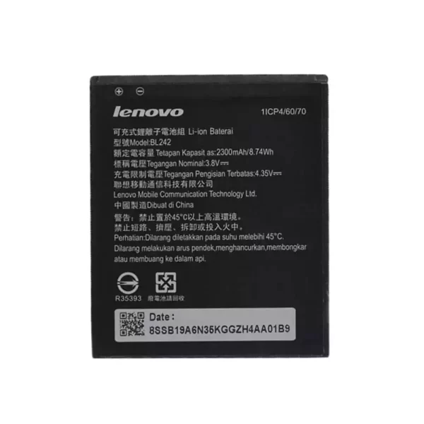 Genuine cell phone battery BL242 for LENOVO A3860,A3580,A3900,A3690,K3