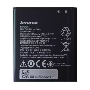 Genuine cell phone battery BL233 for LENOVO A2800-D,A3600-D,A3800-D