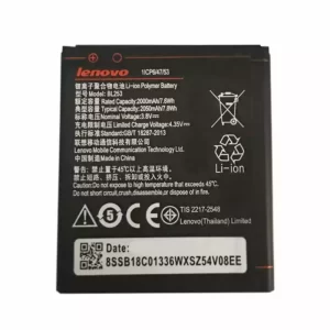 Genuine cell phone battery BL253 for LENOVO A2580,A2860
