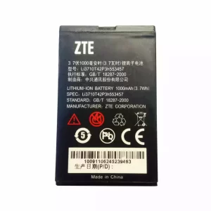 Genuine cell phone battery Li3710T42P3h553457 for ZTE N600,U112,S100,R518,R516,S189,X850,S160,N606