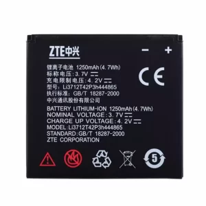Genuine cell phone battery Li3712T42P3h444865 for ZTE U880,V880,N880S,V880+