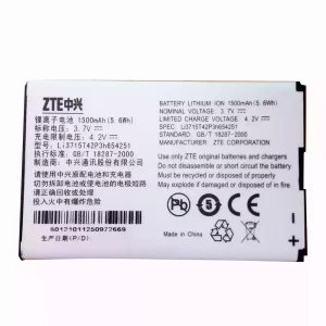Genuine cell phone battery LI3715T42P3H654251 for ZTE MF65,MF62,MF61,MF60,MF30,AC33,AC30,Z320,U900,U722,U232,U960,U862,U728,U720,U700,V960,VF945,V859,V857,V790,X925,X920,X501,D810,D800