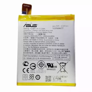 Genuine cell phone battery C11P1511 for ASUS ZenFone 3