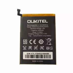 Genuine cell phone battery for OUKITEL K4000 plus