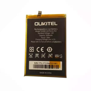 Genuine cell phone battery for OUKITEL K5000