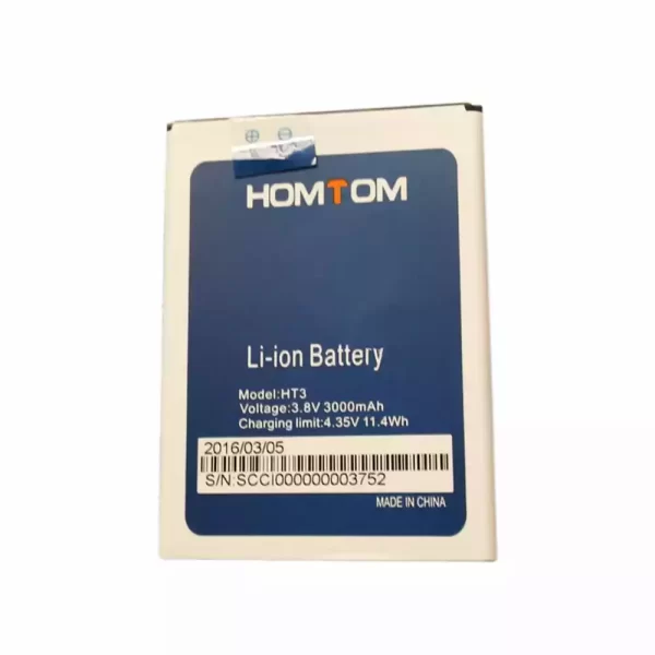 Genuine cell phone battery for HOMTOM HT3